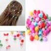20 Pcs Multicolor Hair Beads Set – Fun Hair Styling Accessories for Girls | Kiswa Online Store