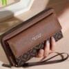 Brown Multi-Pocket Ladies’ Purse – Stylish & Spacious Handbag for Women | Kiswa Online Store