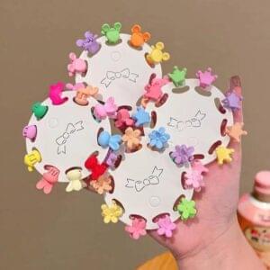 Multicolor Hair Beads Set with Mixed Designs – Fun Styling Accessories for Girls | Kiswa Online Store